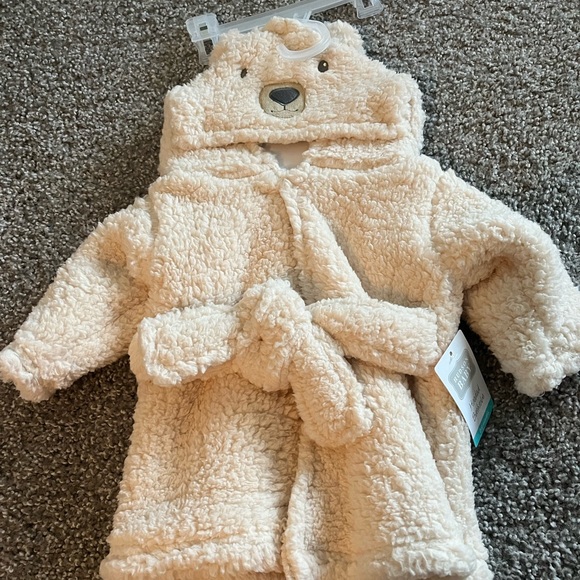 Baby Hudson hooded bath robe, 0-9m - Picture 2 of 2
